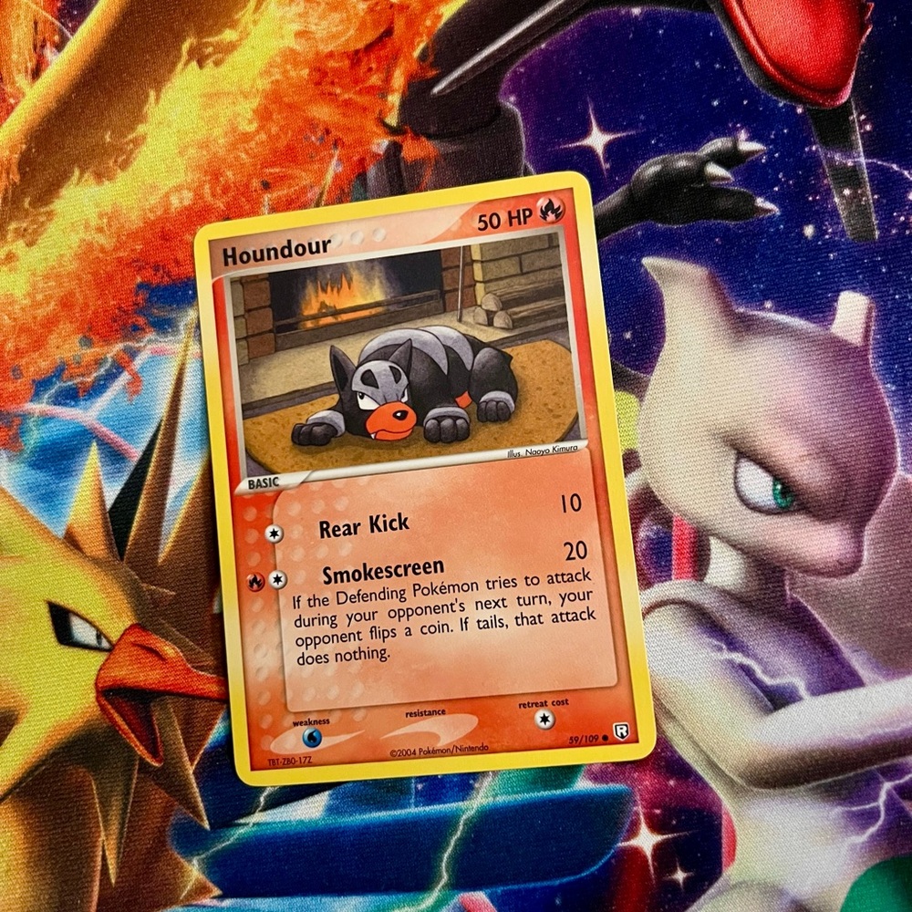Pokemon Houndour Team Rocket Returns 59/109 card 2004